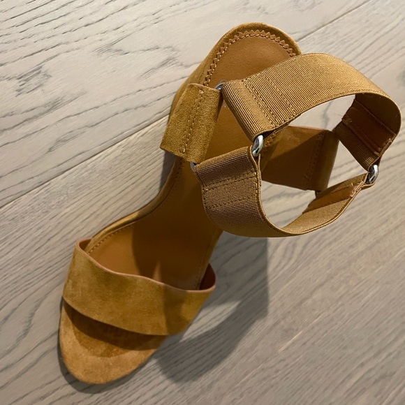 SARTO By Franco Sarto Womens Olivia Tan Ankle Strap Heels - Picture 7 of 11